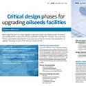 Critical Design Phases For Upgrading Oilseeds Facilities, Inform Magazine, April 2016