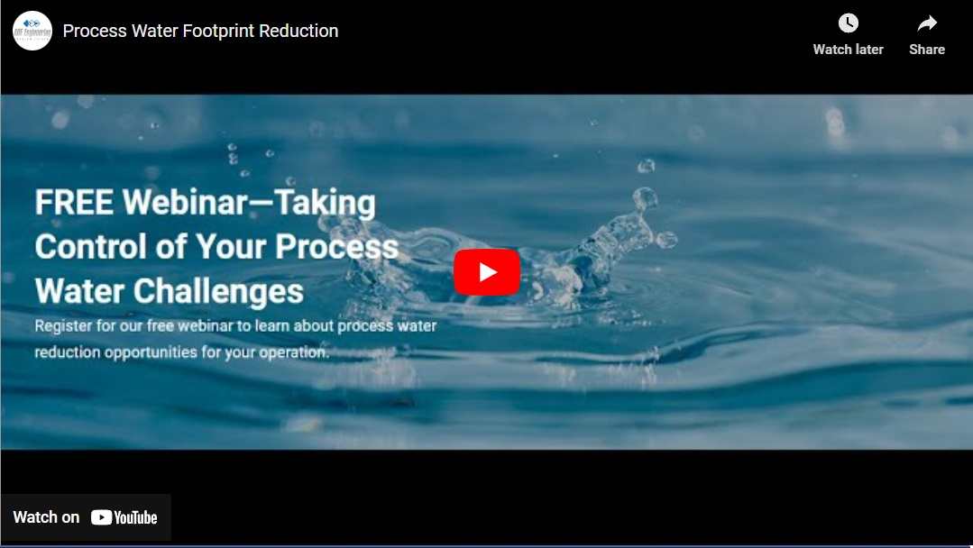WEBINAR: Process Water Footprint Reduction